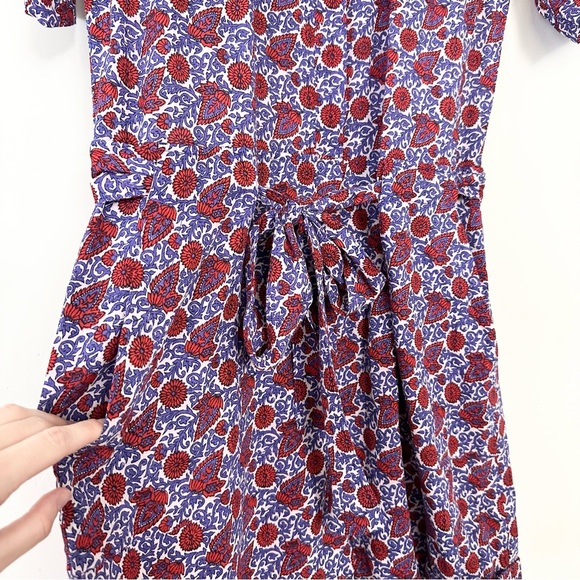 XiRENA Grady Romper Nichols Floral Cotton Belted - Picture 5 of 14